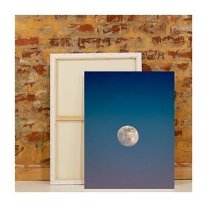 Canvas Wall Art for Home Decor, Moon Print